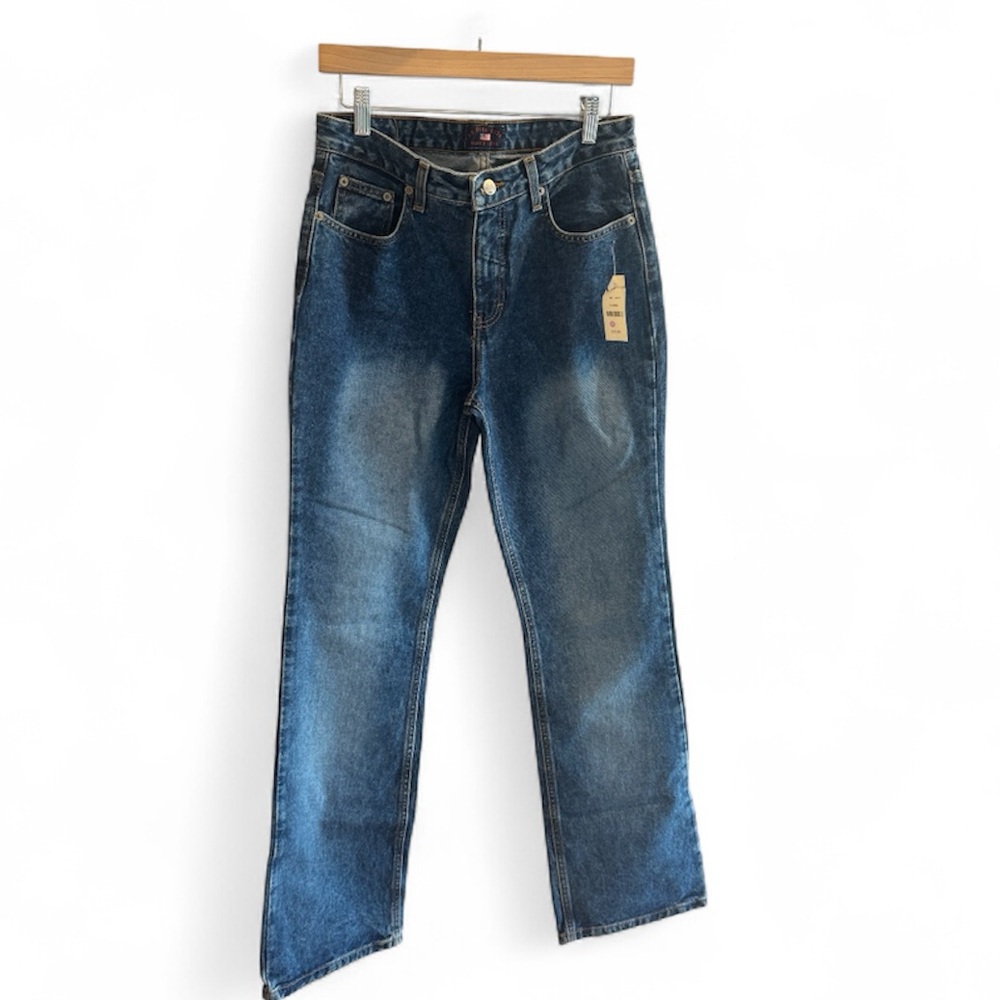 Vintage U.S. Polo Assn. Women’s 9/10 Bootcut Jeans | Y2K Thick 100% Cotton Denim